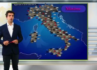 Le previsioni meteo di oggi 24 luglio 2022