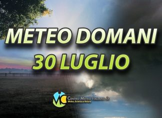 Le previsioni meteo del weekend