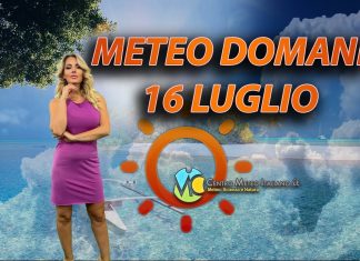 Le previsioni meteo del weekend