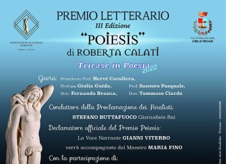 Poesia e solidarietà, due appuntamenti il 22 e 23 luglio a Tricase e Montesano Salentino