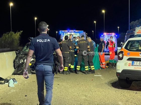 Tragico schianto sulla tangenziale: un uomo muore sul colpo. Due i feriti - Corriere Salentino