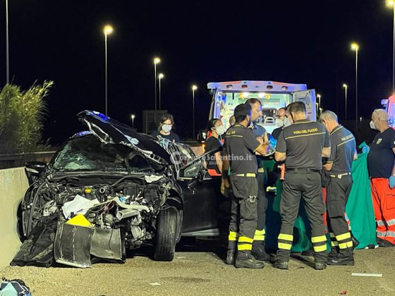 Tragico schianto sulla tangenziale: un uomo muore sul colpo. Due i feriti - Corriere Salentino