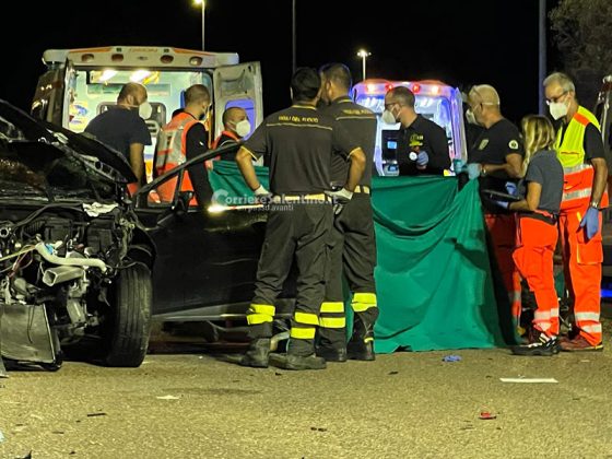 Tragico schianto sulla tangenziale: un uomo muore sul colpo. Due i feriti - Corriere Salentino