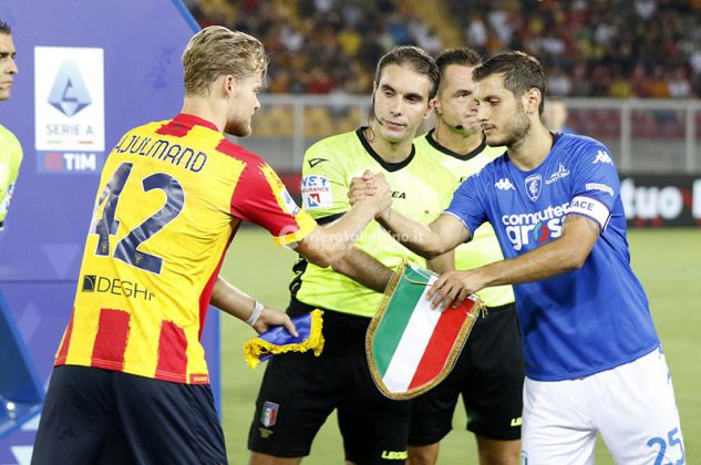 Il Lecce riacciuffa l’Empoli e prova in tutti i modi a vincere, ma il cuore non basta: 1 a 1 - Corriere Salentino