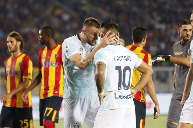 Un Lecce impavido, senza difesa e tutto cuore spaventa l’Inter, che passa solo allo scadere - Corriere Salentino