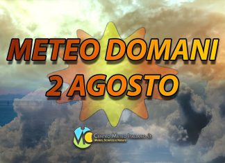 Le previsioni meteo di oggi 2 agosto 2022