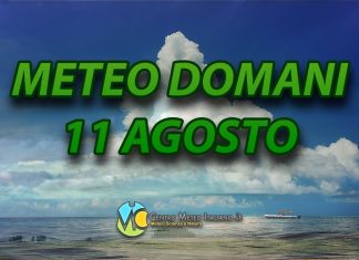 Le previsioni meteo di oggi 11 agosto 2022