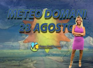 Le previsioni meteo di oggi 23 agosto 2022