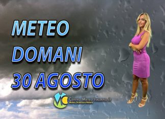 Le previsioni meteo di oggi 30 agosto 2022