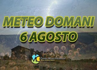 Le previsioni meteo del weekend