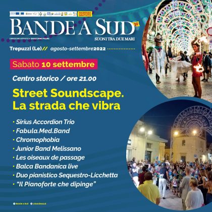 Ritorna Street Soundscape per Bande a Sud nel centro storico di Trepuzzi - Corriere Salentino