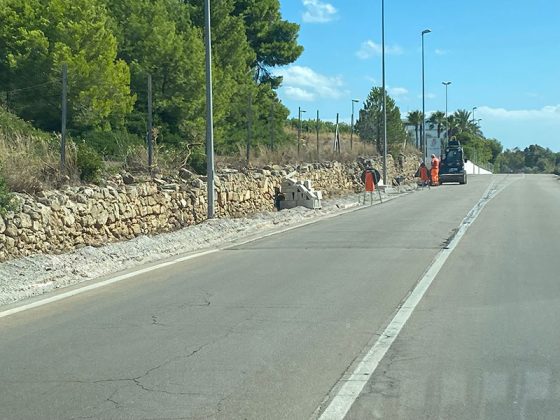 Via Zacà di Gallipoli: avviati i lavori del marciapiede dopo l'impianto di illuminazione - Corriere Salentino