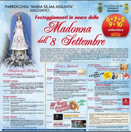 A Magliano cominciano i festeggiamenti per la "Madonna dell'8 settembre" - Corriere Salentino