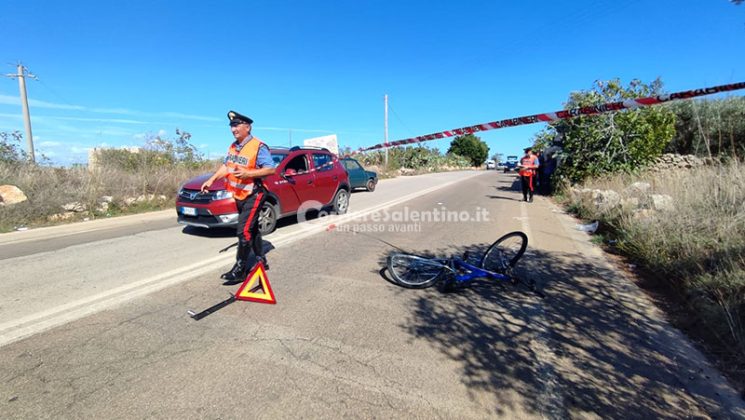 Schianto tra auto e bicicletta, ciclista portato d'urgenza in ospedale: "codice rosso" - Corriere Salentino