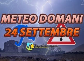 Le previsioni meteo del weekend