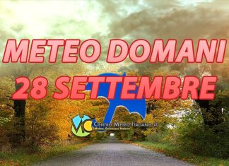 Le previsioni meteo di oggi 28 settembre 2022