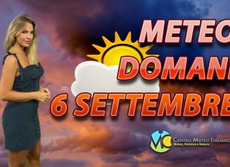 Le previsioni meteo di oggi 6 settembre 2022