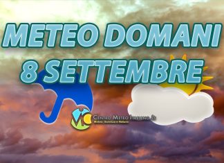 Le previsioni meteo di oggi 8 settembre 2022