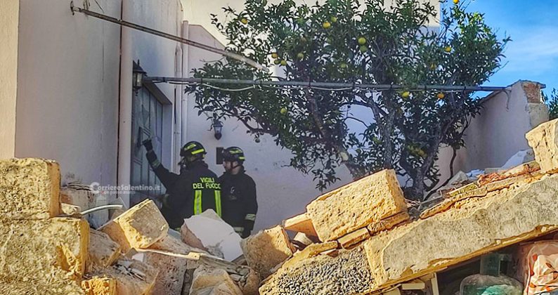 Esplode una bombola di gpl, crolla la stanza di un’abitazione: 77enne in ospedale con “codice rosso” - Corriere Salentino