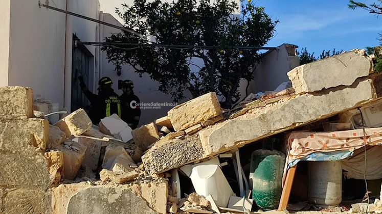 Esplode una bombola di gpl, crolla la stanza di un’abitazione: 77enne in ospedale con “codice rosso” - Corriere Salentino