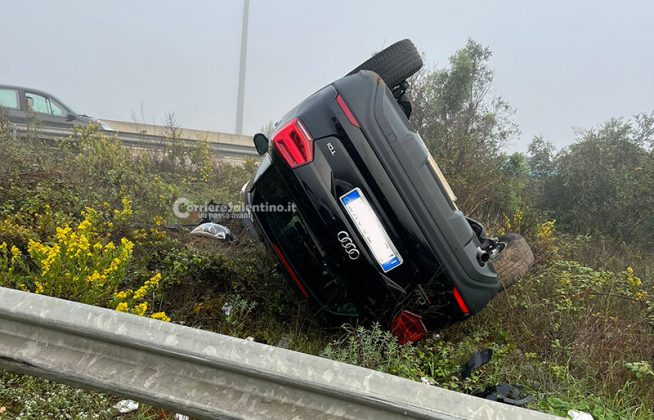 Incidente in tangenziale, paura per una 40enne: sfonda il guardrail e si ribalta nelle campagne - Corriere Salentino