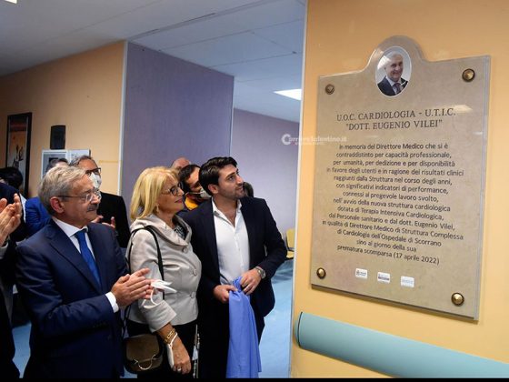 Il Reparto di Cardiologia-UTIC dell'Ospedale di Scorrano intitolato al Dottor Eugenio Vilei - Corriere Salentino