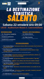 “La destinazione turistica Salento” un convegno il 22 ottobre al Museo Castromediano a Lecce - Corriere Salentino