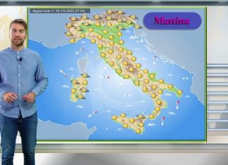 Le previsioni meteo di oggi 20 ottobre 2022