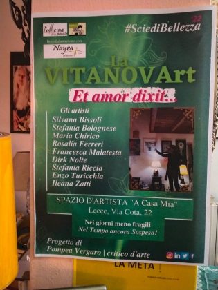 La VITANOVArt apre a Lecce la sua seconda stagione nello “Spazio d’Artista A Casa Mia” al 22 di Via Cota - Corriere Salentino
