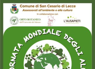 Giornata Mondiale degli alberi, a San Cesario attività didattiche e piantumazione di 50 alberi