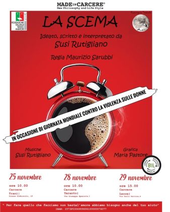 Con Made in Carcere “La scema” va a in scena a Teatro in carcere a Trani, Taranto e Lecce - Corriere Salentino