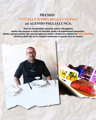 Lo chef salentino Alessio Paglialunga vince il premio “5 Stelle d'Oro della Cucina” - Corriere Salentino