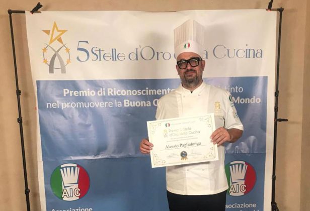 Lo chef salentino Alessio Paglialunga vince il premio “5 Stelle d'Oro della Cucina” - Corriere Salentino