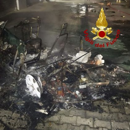 Doppio rogo nella notte: bruciano 14 mezzi in una concessionaria, alle fiamme pure le auto della famiglia di un operaio - Corriere Salentino