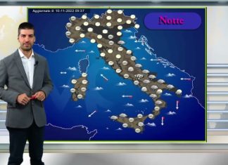 Le previsioni meteo del weekend