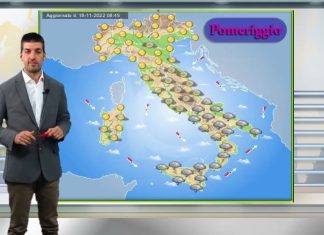 Le previsioni meteo di oggi 20 novembre 2022