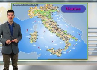 Le previsioni meteo del weekend