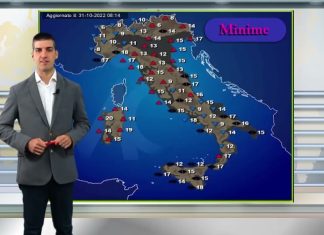 Le previsioni meteo di oggi 2 novembre 2022
