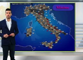 Le previsioni meteo di oggi 11 novembre 2022