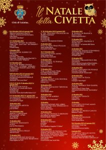 “Il Natale della Civetta” a Galatina, rassegna di eventi natalizi, tra incentivo al commercio ed uno spettacolo di fontane danzanti - Corriere Salentino