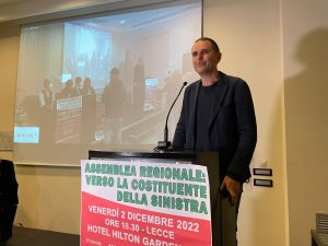 Speranza a Lecce per rilanciare Articolo Uno nel ricordo e sulla linea tracciata da Ernesto Abaterusso. Gli errori a sinistra, la mancata alleanza con M5S e le bacchettate al governo - Corriere Salentino