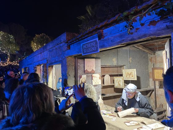 File chilometriche per ammirare il presepe vivente di Tricase, con gli antichi mestieri: uno tra i 10 più belli d’Italia - Corriere Salentino