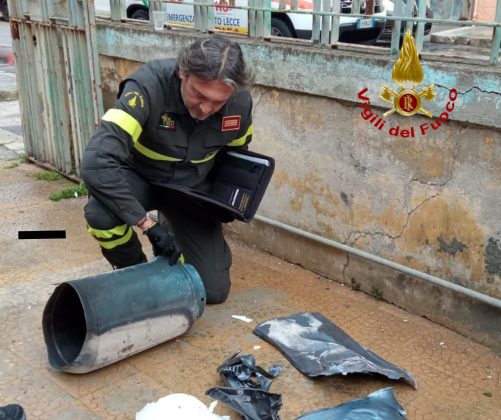 Fiamme avvolgono bombola gpl, poi l'esplosione. Paura nel quartiere Santa Rosa - Corriere Salentino