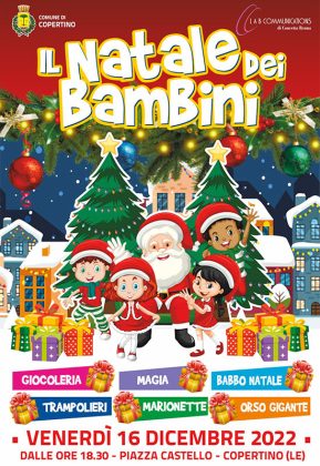 Copertino, borgo antico in festa nel weekend con "Le vie del vino" e "Il Natale dei bambini" - Corriere Salentino