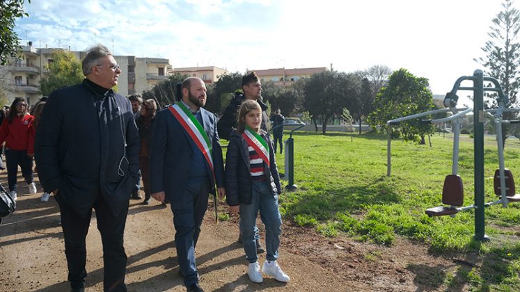 Inaugurato il parco di via Firenze, Minerva: “Il più grande parco urbano della storia di Gallipoli oggi a disposizione della città” - Corriere Salentino