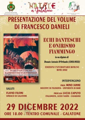 A Galatone la presentazione del nuovo volume di Francesco Danieli - Corriere Salentino