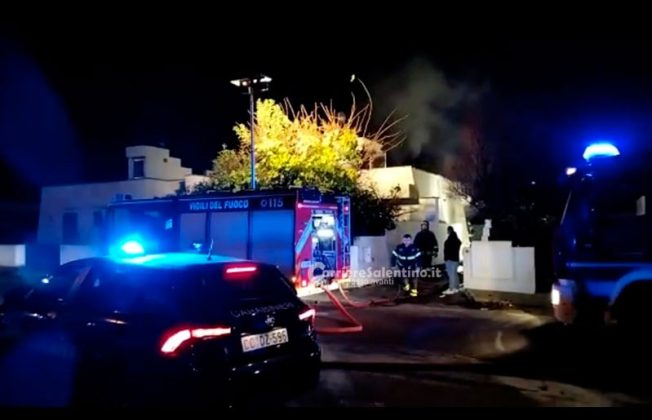 Inferno di fuoco nel basso Salento: sette auto e due case in fiamme in una sola notte - Corriere Salentino