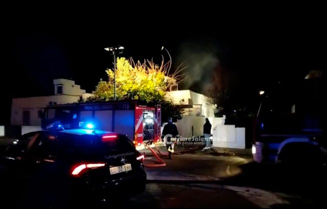 Inferno di fuoco nel basso Salento: sette auto e due case in fiamme in una sola notte - Corriere Salentino