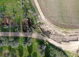 Muro Tenente, parte di una strada glareata messa in luce durante attività di archeologia preventiva