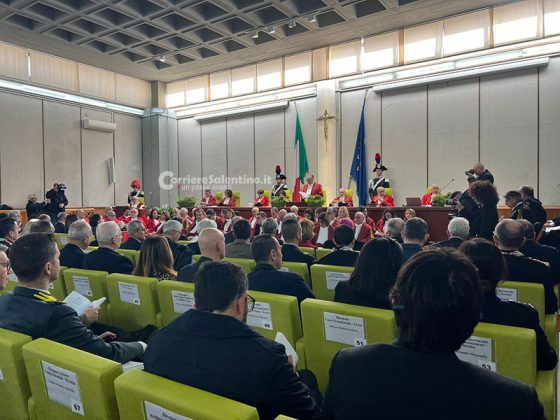 Inaugurazione anno giudiziario, il presidente Scardia: "Impennata dei reati tra i più giovani" - Corriere Salentino
